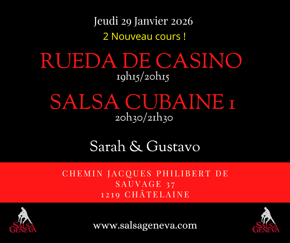 Cours Salsa Rueda de Casino 19h15